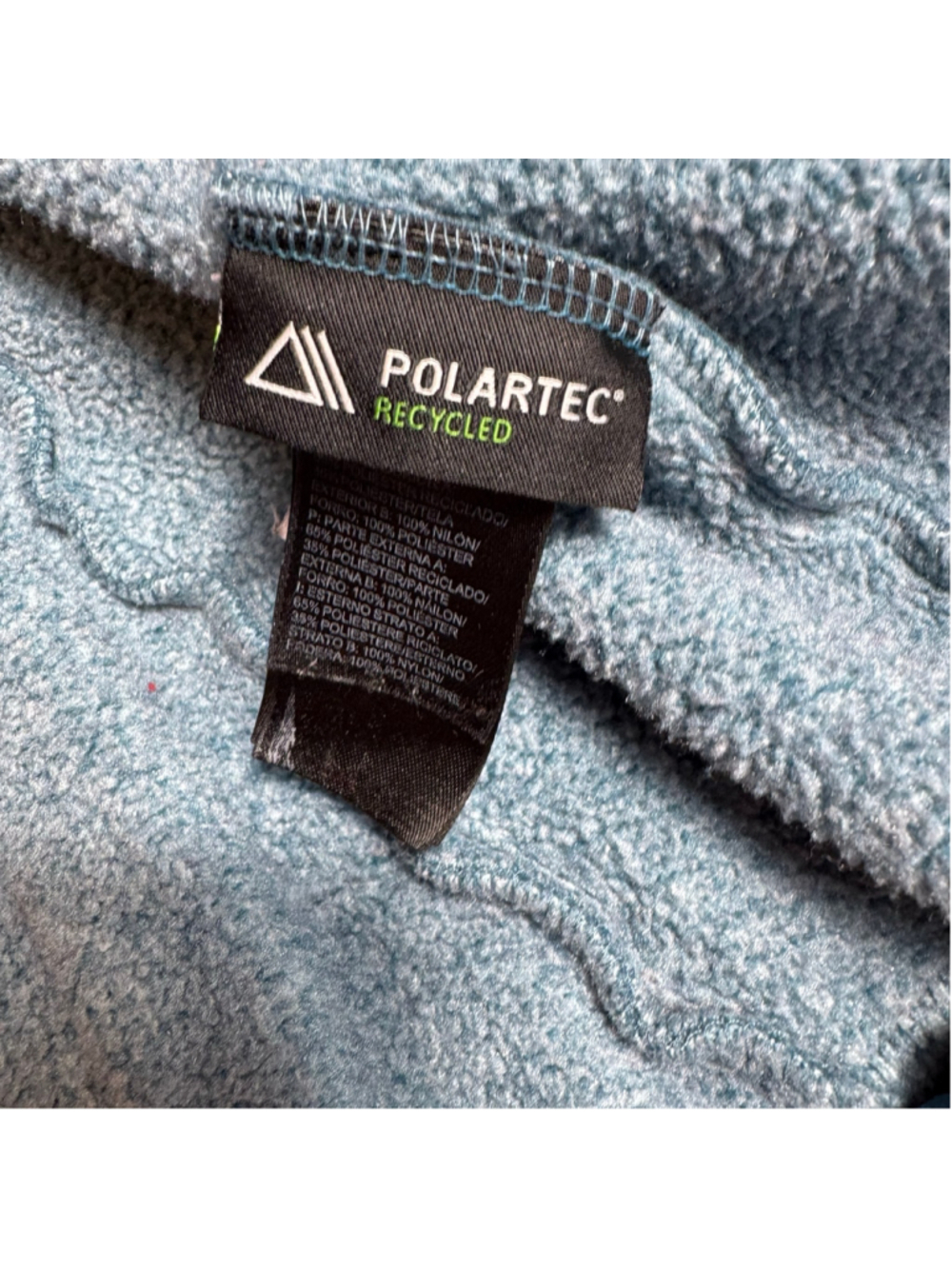 Women's The North Face Teal Polartec Fleece Jacket M - Picture 4 of 9